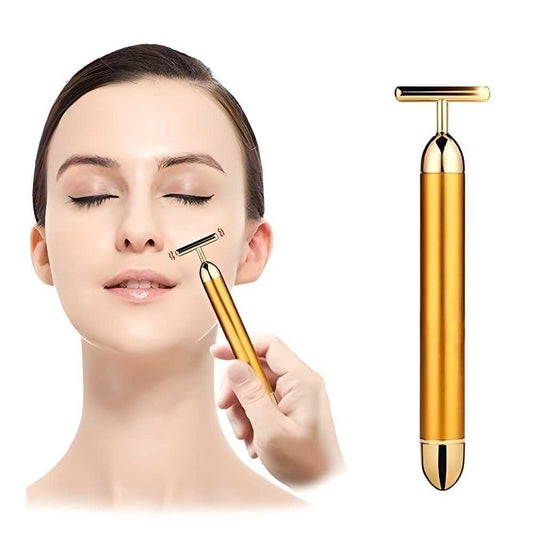 24K Gold Energy Beauty Bar Electric Facial Massage Roller - My Store