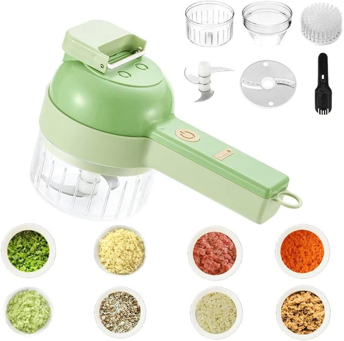 4 in 1 Portable Electric Vegetable Cutter Set - My Store