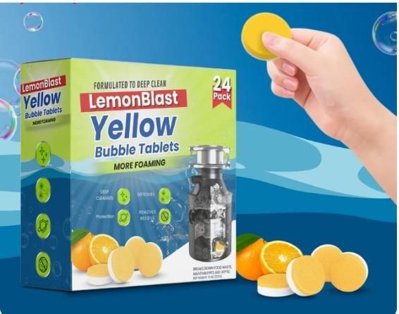 LemonBlast Yellow Bubble Tablets (24pc) - My Store